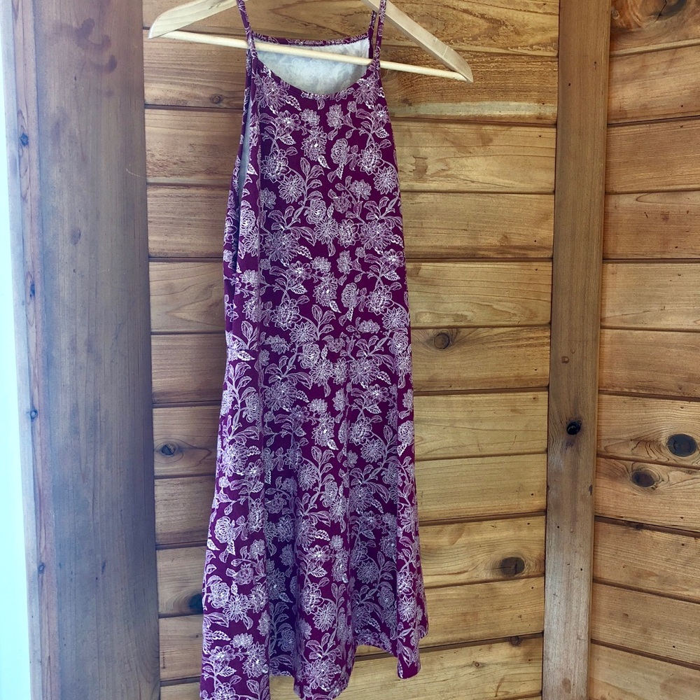 Floral printed skater dress